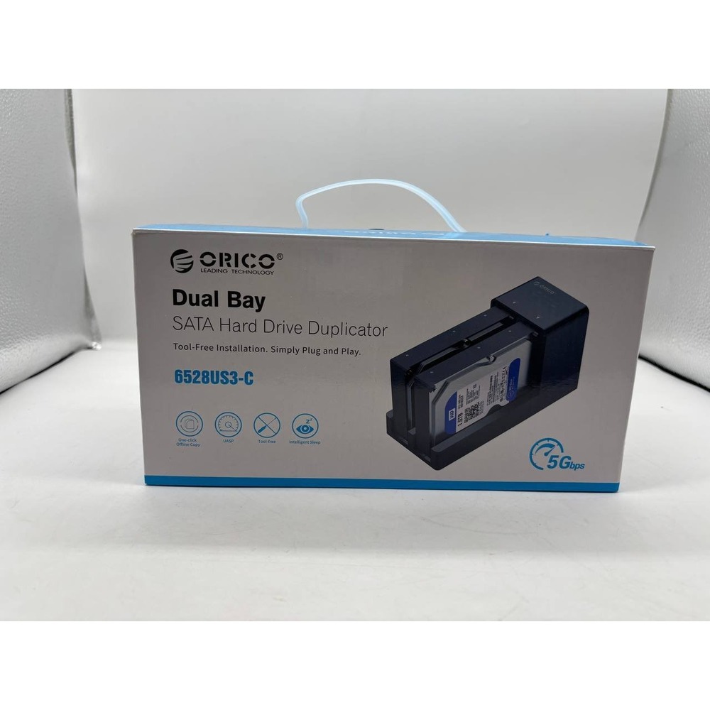 ORICO Dual Bay SATA Hard Drive Duplicator 6528US3C USB 3.0 Tool Free Clone